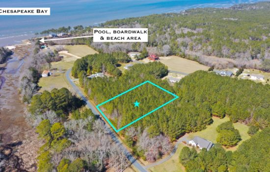 1.42 Acres – Walkable to the Chesapeake Bay