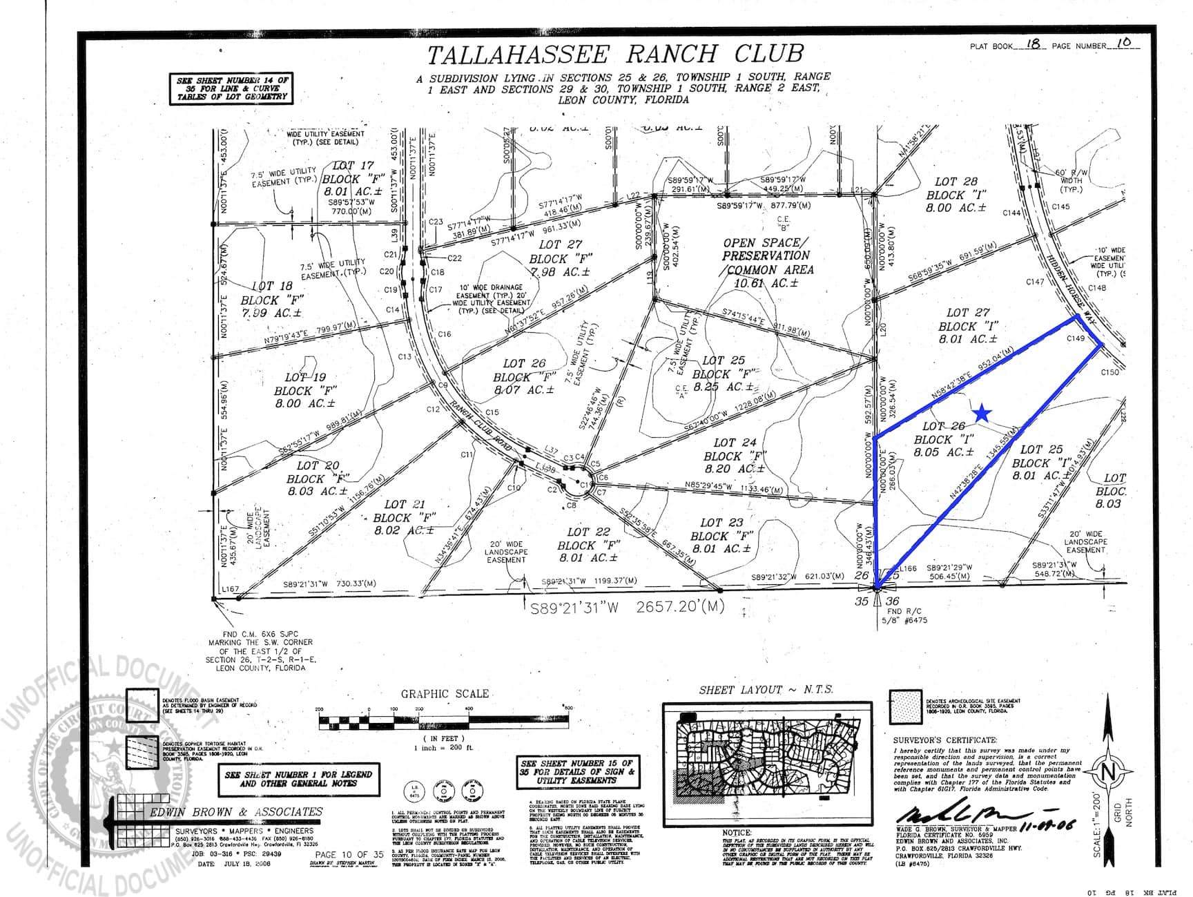 8.05 Acres in Tallahassee Ranch Club Horizon Land Sales