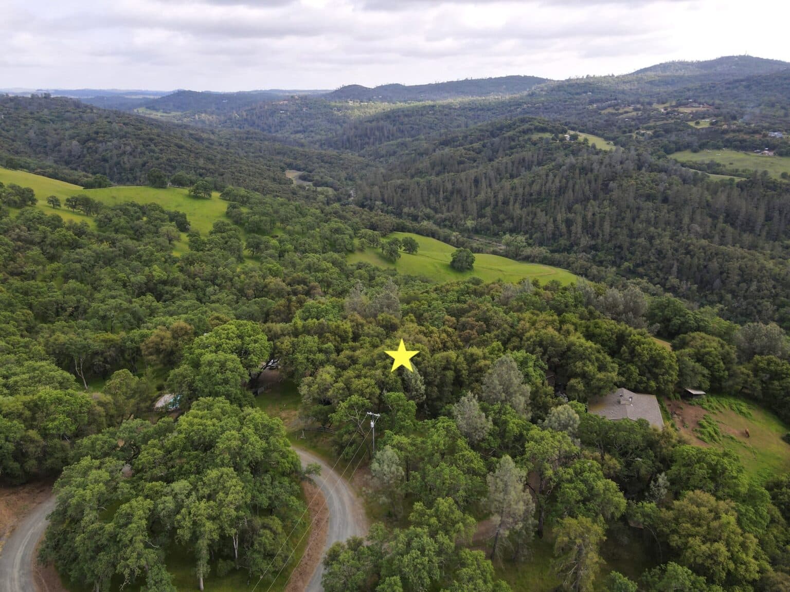 6.8 Acres in a Culdesac Overlooking er Creek Placerville, CA