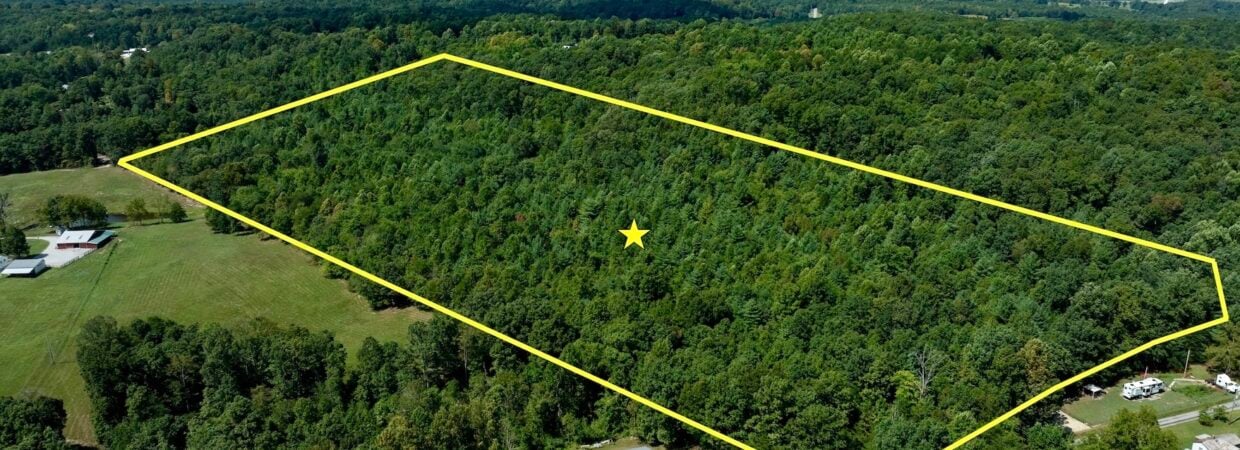 29 Wooded Acres on Paved Rd with Power – No Restrictions!